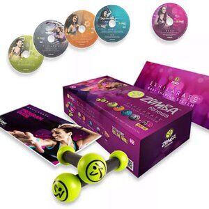 ZUMBA Fitness Exhilarate Body Shaping System KIT - Toning Sticks / DVD's